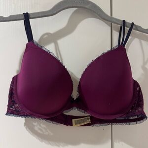 DKNY Purple side Lace Bra 34C